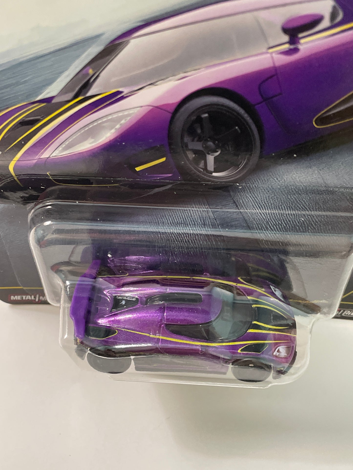 Hot Wheels 1/64 Car Culture Timeless Icons Koenigsegg Agera R Purple - JBK93