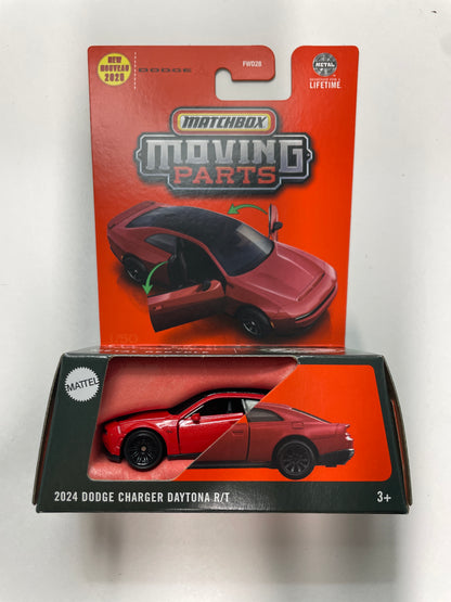 Matchbox 1/64 Moving Parts 2024 Dodge Charger Daytona R/T Red