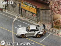 1/64 Street Warrior RWB 993 GT Wing Silver