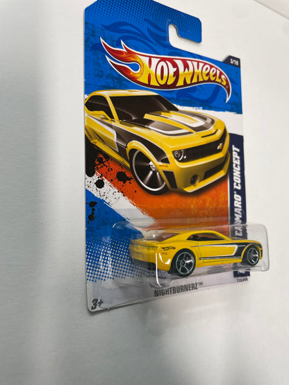 Hot Wheels 1/64 Chevy Camaro Concept Yellow - Damaged Box