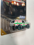 Hot Wheels 1/64 Speed Graphics Range Rover Classic Castrol White & Green