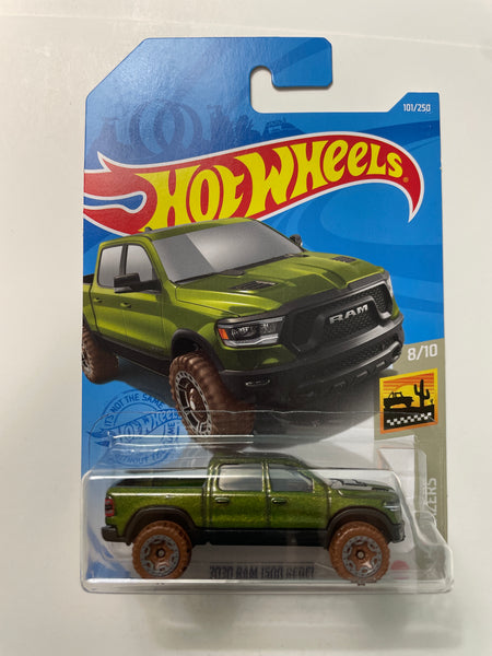 Hot Wheels 1/64 2020 Ram 1500 Rebel Green