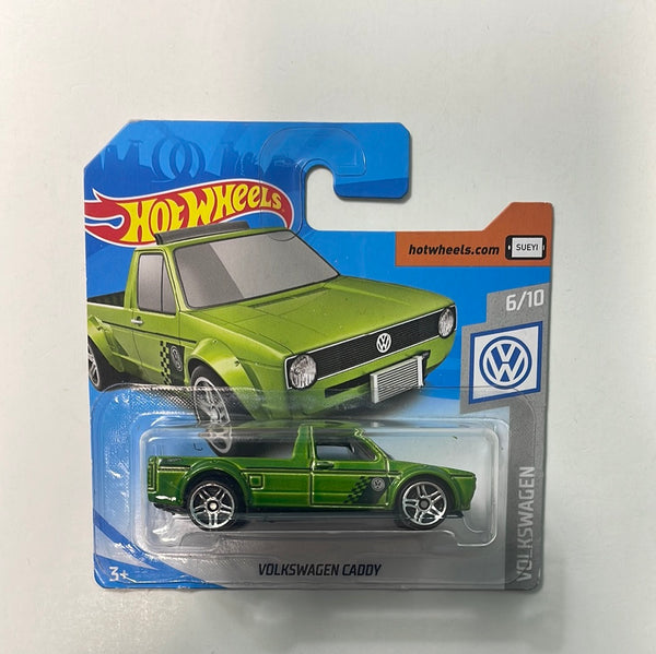 Hot Wheels 1/64 Volkswagen Caddy Short Card Green - Damaged Card