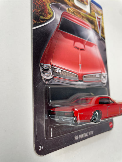 Hot Wheels 1/64 Silver Series Pontiac '66 Pontiac GTO Red - JKY14
