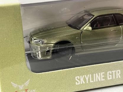 DCT 1/64 Nissan Skyline GTR Z-Tune Green - Damaged Car (Read Description)