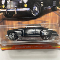 Matchbox 1/64 1941 Cadillac Series 62 Convertible Coupe Black - Damaged Card