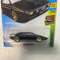 Hot Wheels 1/64 Lotus Esprit S1 Black - Damaged Card