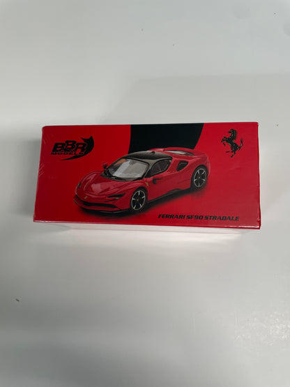 BBR Models 1/64 Ferrari SF90 Stradale Rosso Corsa Red - BBRFER64030