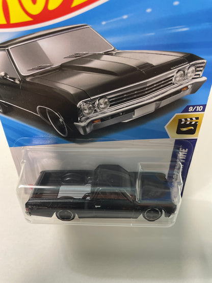 Hot Wheels 1/64 Fast and Furious Chevy El Camino Black - Damaged Box