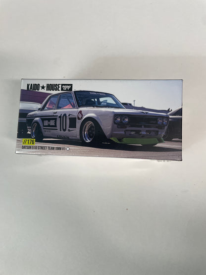 Mini GT x Kaido House 1/64 Datsun 510 Street Team XMM V1 White
