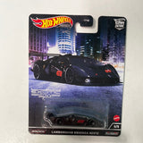 *Chase* Hot Wheels 1/64 Car Culture Exotic Envy 2 Lamborghini Essenza SCV12 Black - Damaged Card