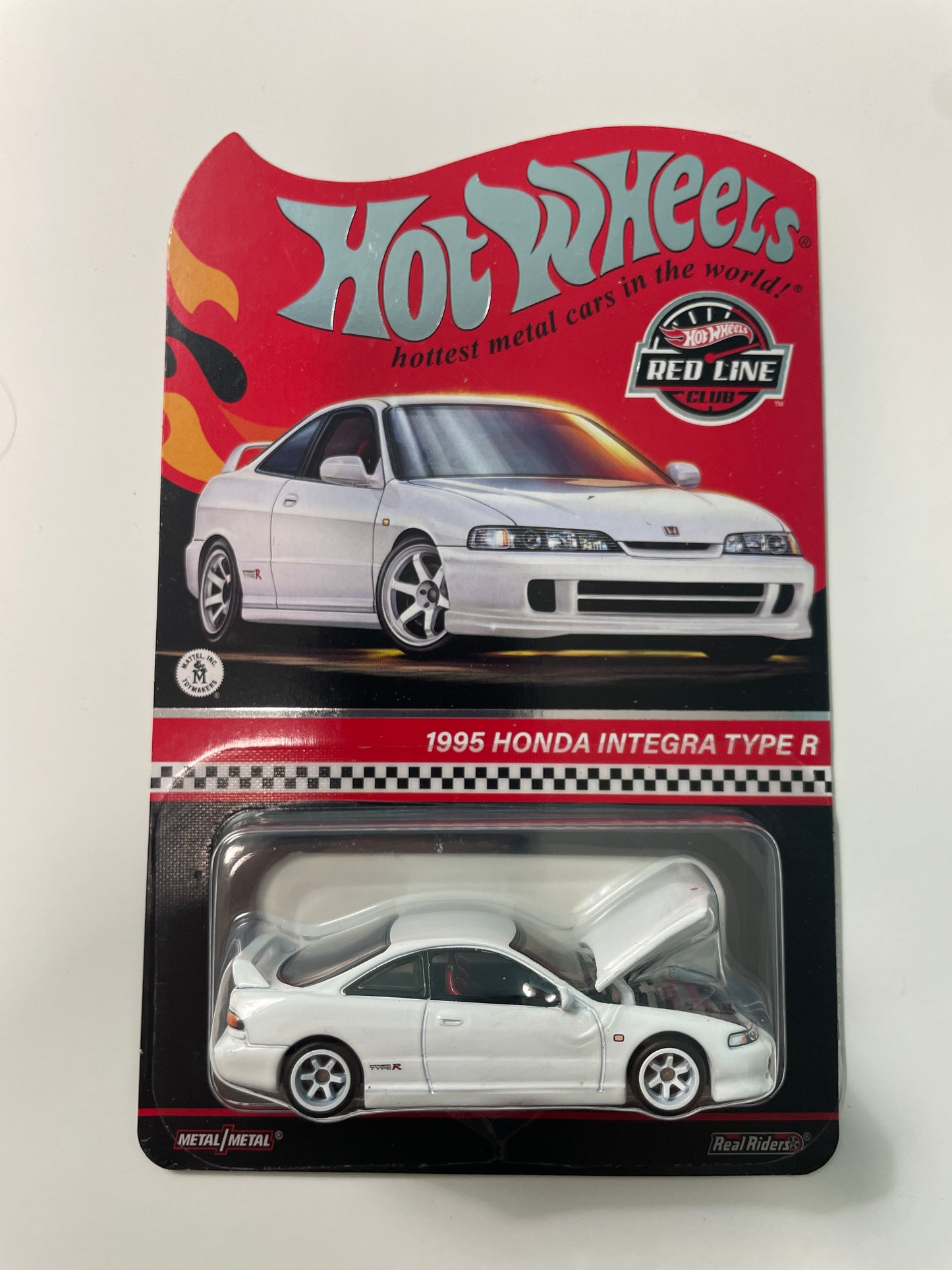 Hot Wheels 1/64 RLC 1995 Honda Integra Type R White