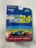 Greenlight 1/64 Hobby Exclusive Jeff Gordon 1969 Chevrolet Camaro Blue & Red