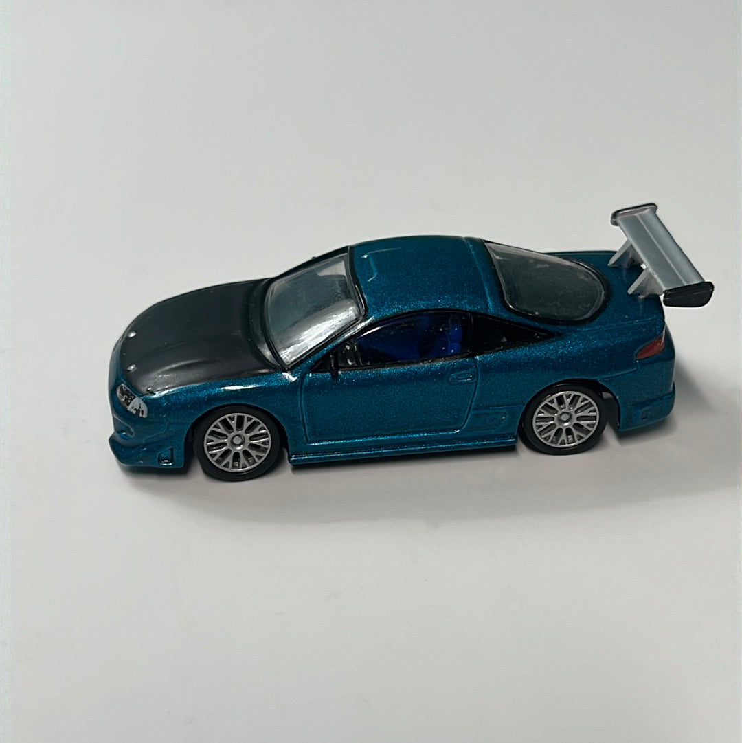 *Loose* Racing Champions 1/64 Fast and Furious Mitsubishi Eclipse Turquoise