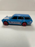 *Loose* Hot Wheels 1/64 ‘71 Datsun 510 Wagon Blue