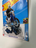 Hot Wheels 1/64 Honda super Cub Custom Blue - Damaged Card