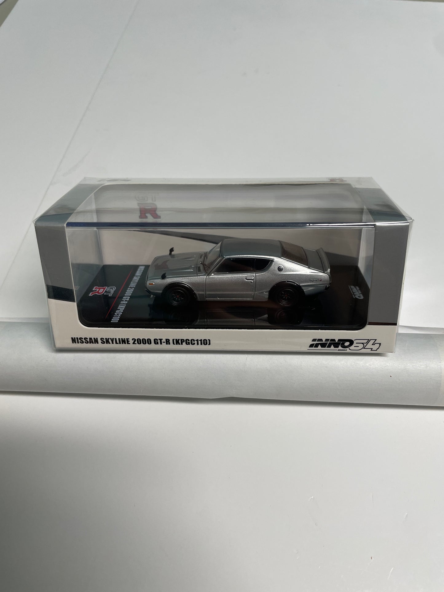 Inno64 1/64 Nissan skyline 2000 GT-R (KPGC110) Silver - IN64-KPGC110-SIL