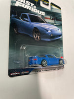 Hot Wheels 1/64 Fast & Furious 1996 Nissan 180SX Type X Blue