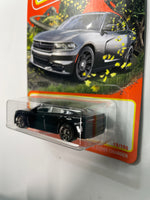 Matchbox 1/64 2018 Dodge Charger Black - Damaged Card