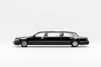 GCD 1/64 Lincoln 2003 Town Car Limousine Black