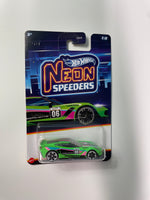 Hot Wheels 1/64 Neon Speeders Corvette C7 Z06 Green