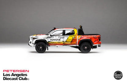 GCD 1/64 Los Angeles Diecast Club Exclusive Toyota Tacoma TRD PRO White & Red