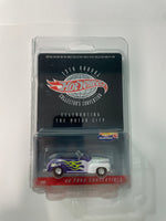 Hot Wheels 1/64 13th Annual Collector’s Convention Michigan ‘46 Ford Convertible White & Purple - Damaged Card