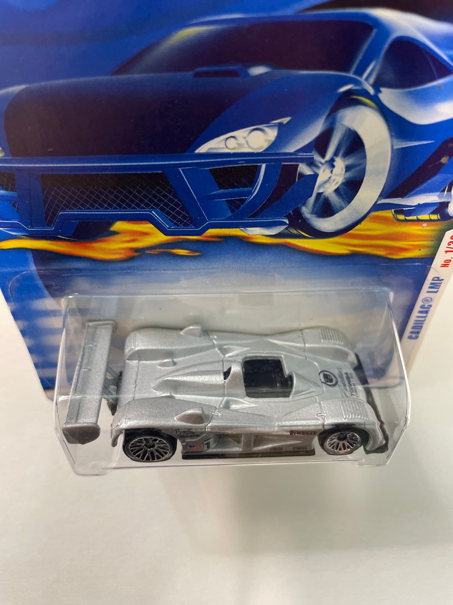 Hot Wheels 1/64 Cadillac LMP Silver - Damaged Box