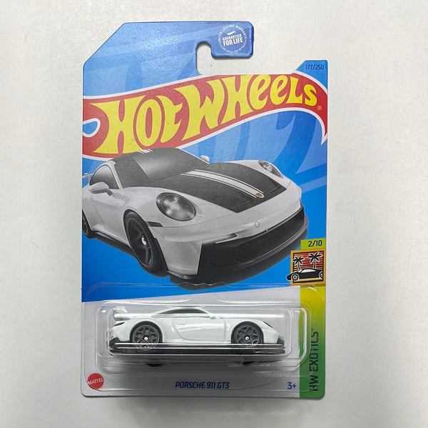 Hot Wheels 1/64 Kroger Porsche 911 GT3 White