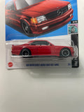 Hot Wheels 1/64 ‘89 Mercedes-Benz 560 Sec AMG Red