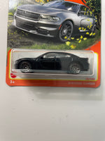 Matchbox 1/64 2018 Dodge Charger Black - Damaged Card