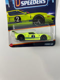 Hot Wheels 1/64 Neon Speeders Ford GT Green