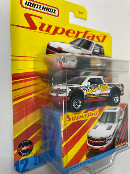 Matchbox Superfast 1/64 2010 Ford F-150 SVT Raptor White - GNY12