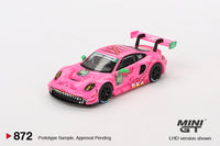 Mini GT 1/64 Porsche 911 GT3 R #80 2023 IMSA VIRginia Roxy AO Racing Pink