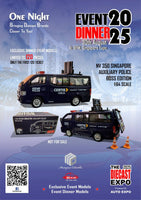 Masterpiece Collectibles 1/64 Nissan NV350 Singapore Auxiliary Police - The Diecast Expo 2025 Singapore Dinner Exclusive