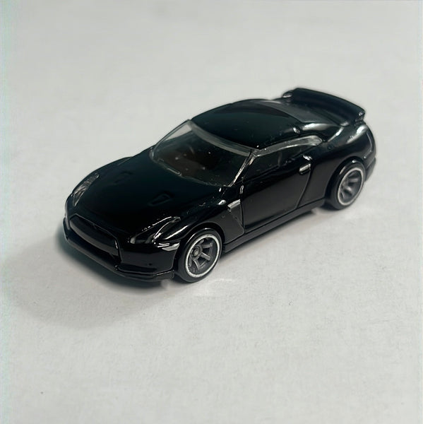 *Loose* Hot Wheels Speed Machines 2009 Nissan GT-R Spec V Black