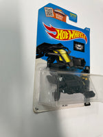 Hot Wheels 1/64 Batman The Bat Black & Yellow - Damaged Card