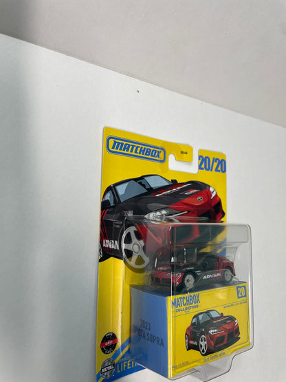 Matchbox Collectors 1/64 2023 Toyota Supra Advan Red & Black