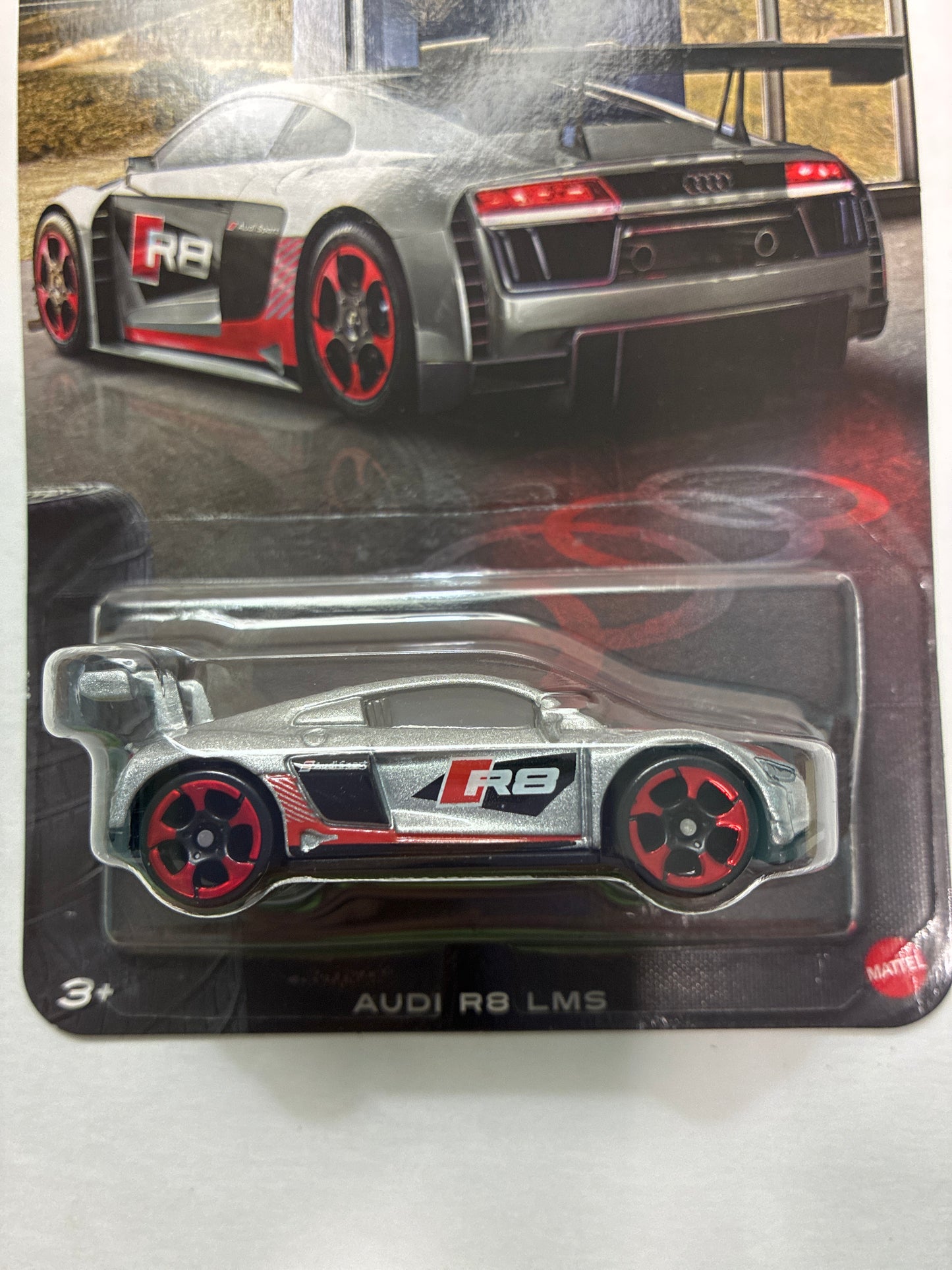 Hot Wheels 1/64 Silver Series Audi R8 LMS Silver - JKY16