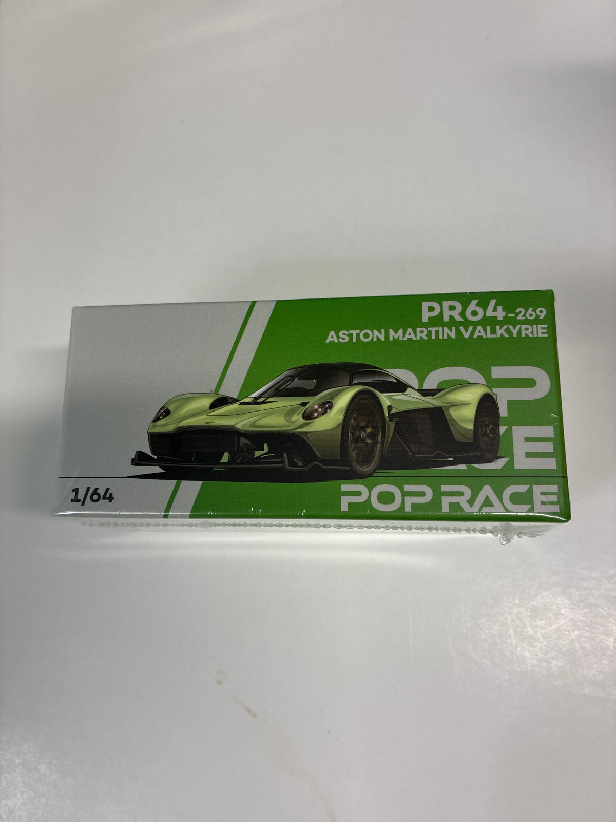 Pop Race 1/64 Aston Martin Valkyrie Iridescent Emerald Green - PR64-0269