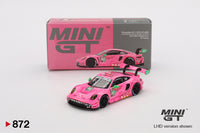 Mini GT 1/64 Porsche 911 GT3 R #80 2023 IMSA VIRginia Roxy AO Racing Pink