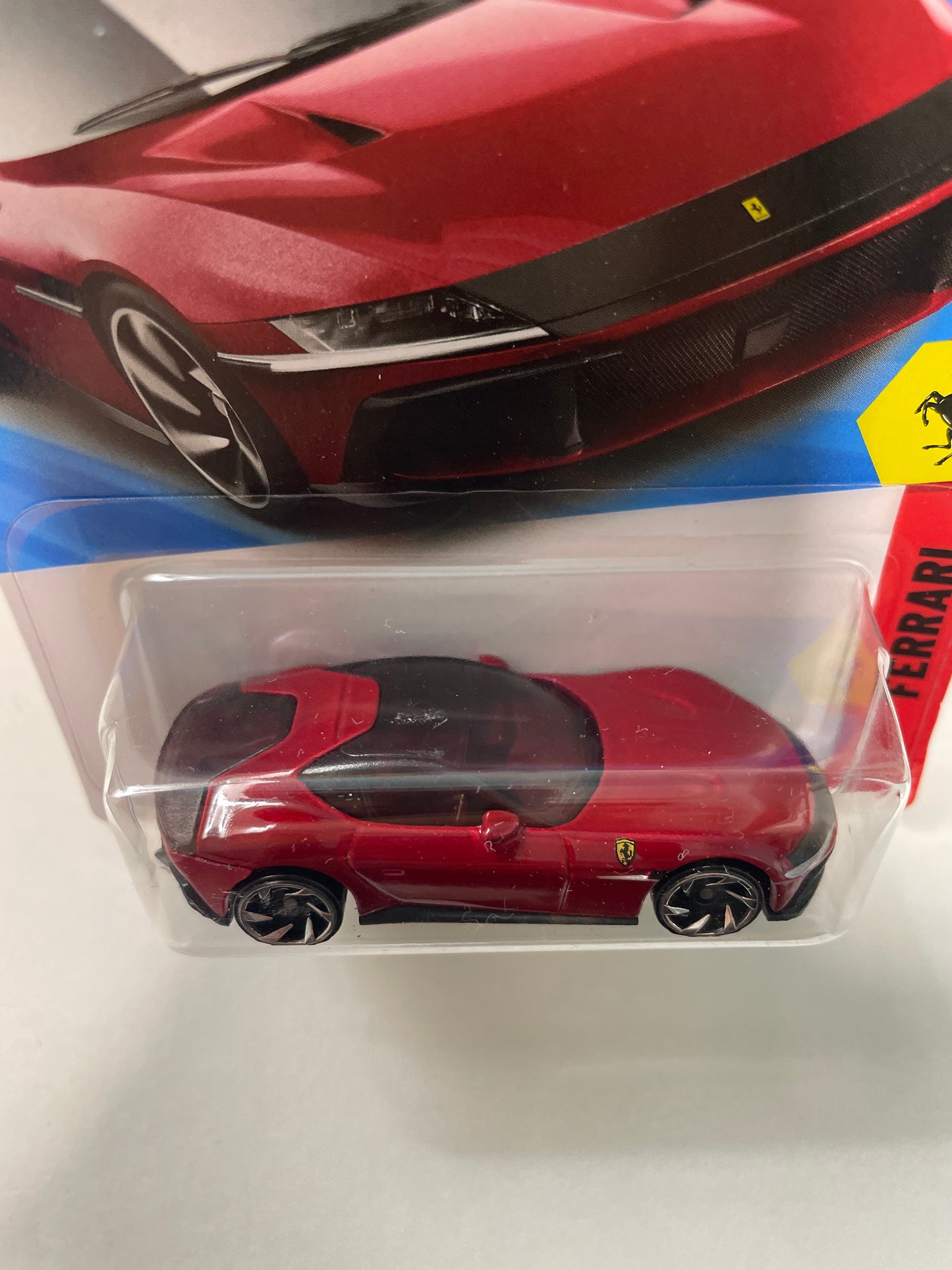 Hot Wheels 1/64 Ferrari 12Cilindri Red - Damaged Box