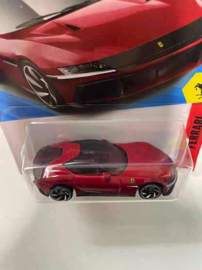 Hot Wheels 1/64 Ferrari 12Cilindri Red - Damaged Box