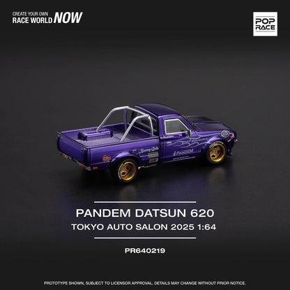 Pop Race 1/64 Datsun 620 Tokyo Auto Salon 2025 Purple