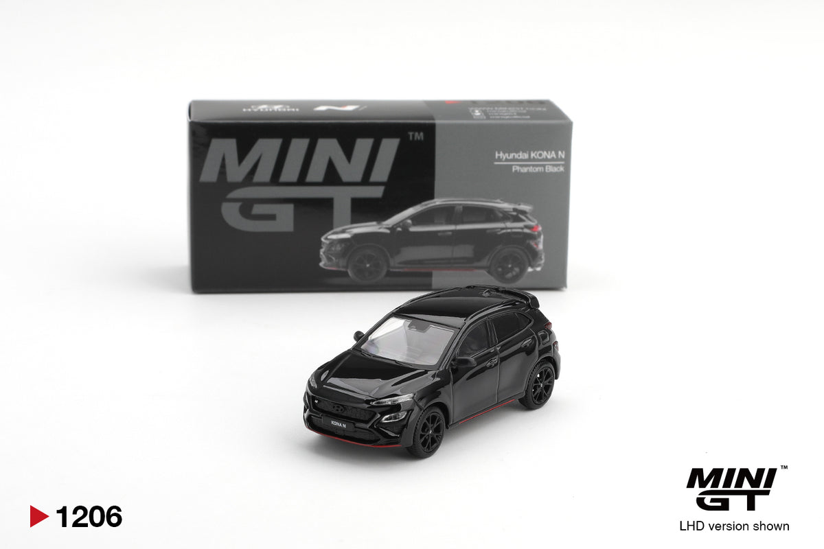 Mini GT 1/64 Hyundai KONA N Phantom Black MGT01206