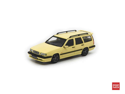Pop Race 1/64 Volvo 850 T-5R Estate Cream Yellow