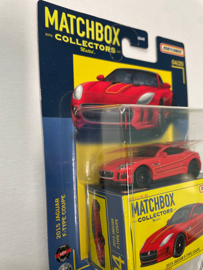 Matchbox Collectors 1/64 2015 Jaguar F-Type Coupe Red - HFL78 - Damaged Box