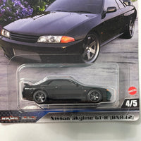 Hot Wheels 1/64 Fast & Furious Mix E Nissan Skyline GT-R ( BNR32) Black - Damaged Box