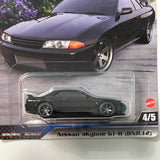 Hot Wheels 1/64 Fast & Furious Mix E Nissan Skyline GT-R ( BNR32) Black - Damaged Box