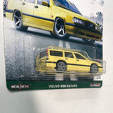 Hot Wheels 1/64 Car Culture Fast Wagon Volvo 850 Estate Yellow